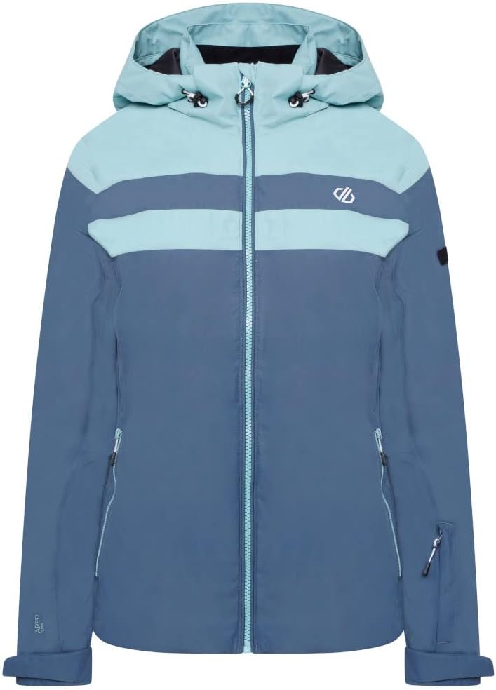 Dare 2b Rapport Jacket Damen-Skijacke, wasserdichtes und atmungsaktives Recyclingmaterial, Schneefan