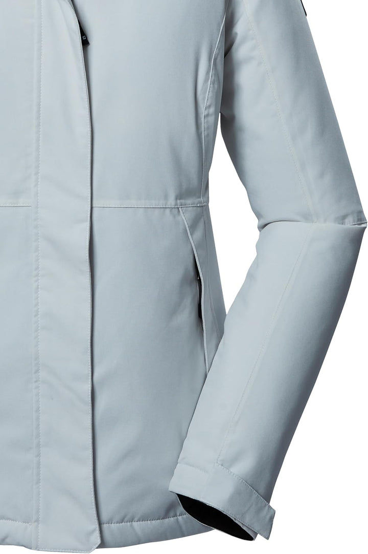 Killtec Damen Kow 37 Wmn Jckt Funktionsjacke/Outdoorjacke mit abzippbarer Kapuze (1er Pack) 40 cloud