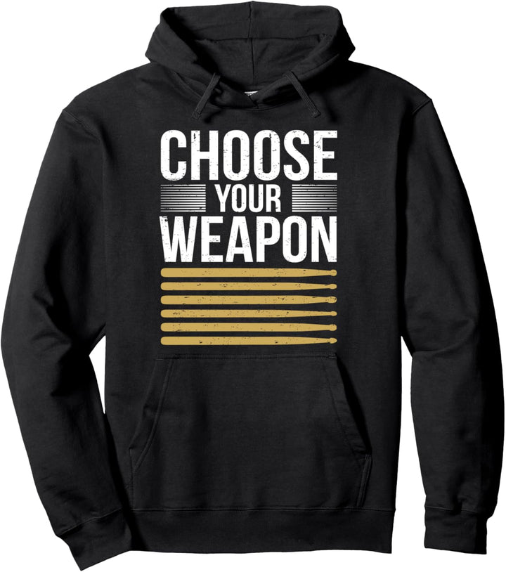 Schlagzeuger Spruch Drummer Percussion Trommeln I Wählen Pullover Hoodie