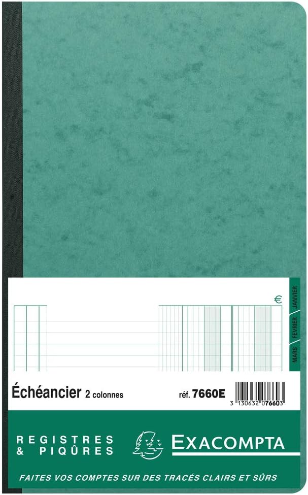 EXACOMPTA Gesch‰ftsbuch "EchÈancier", 320 x 195 mm VE = 1