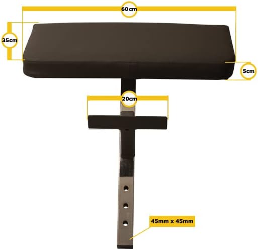 Body-Solid GPCA-1 Curlpult-Aufsatz mit Ablage | Scott-Bank | Zubehör Hantelbank GFID-31, GFID-71, GF