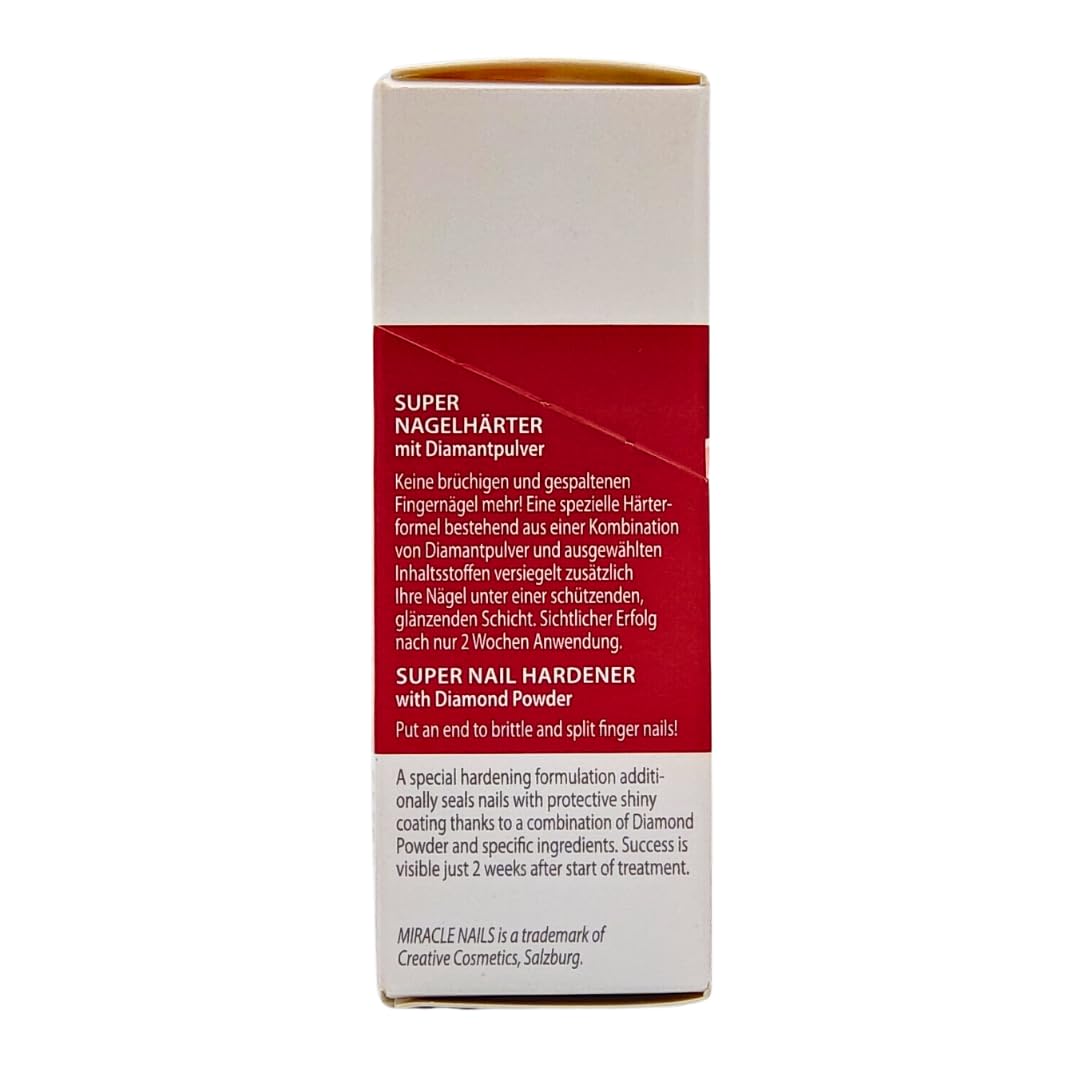 Miracle Nails Super Nagelhärter 2x 8 ml I Nagelstärker I Nagelverstärker I Nagellack I Nagelbruch I