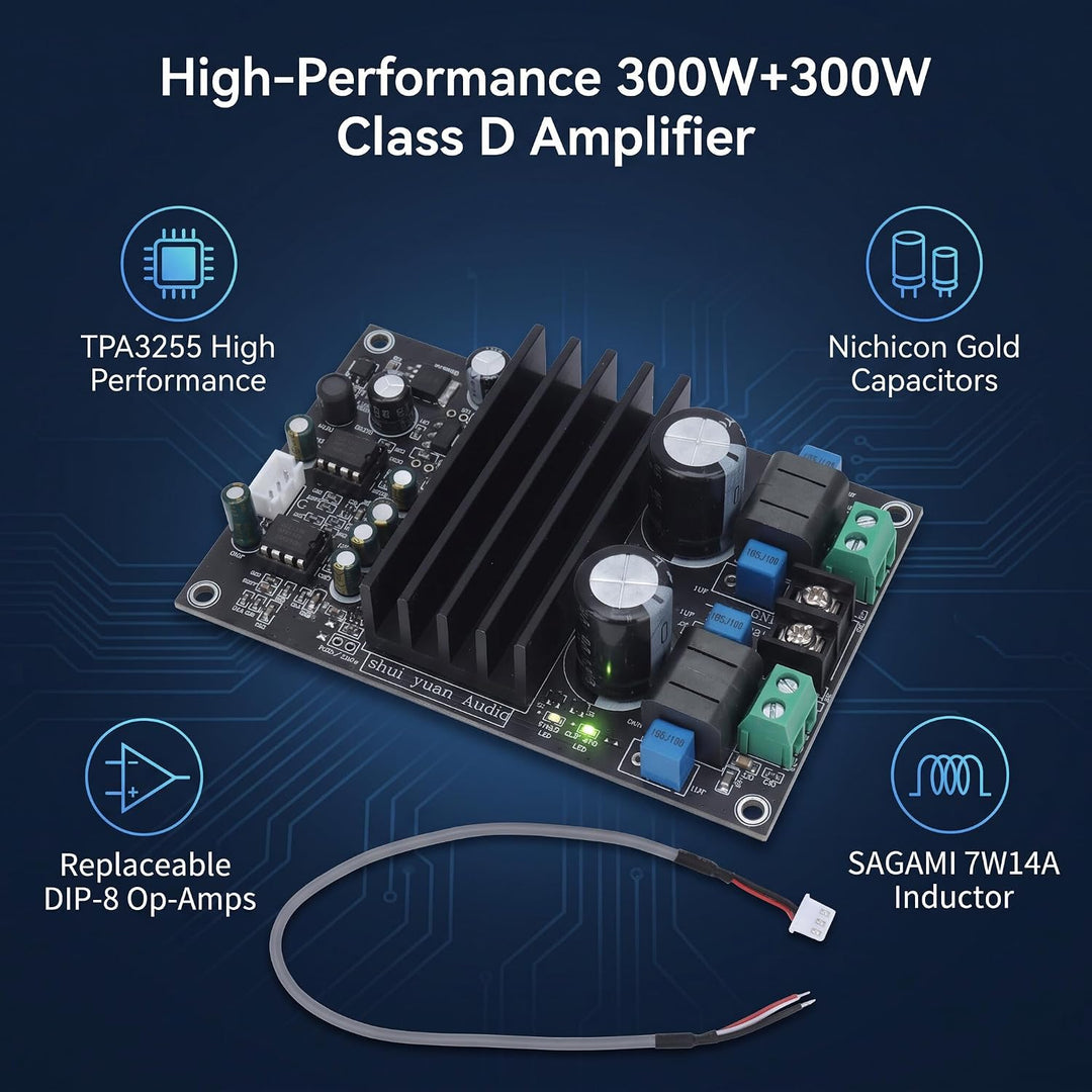 TPA3255 Digital Verstärker Board Ultra Niedrige Verzerrung NE5532P Sagami Induktor Nichicon Kondensa