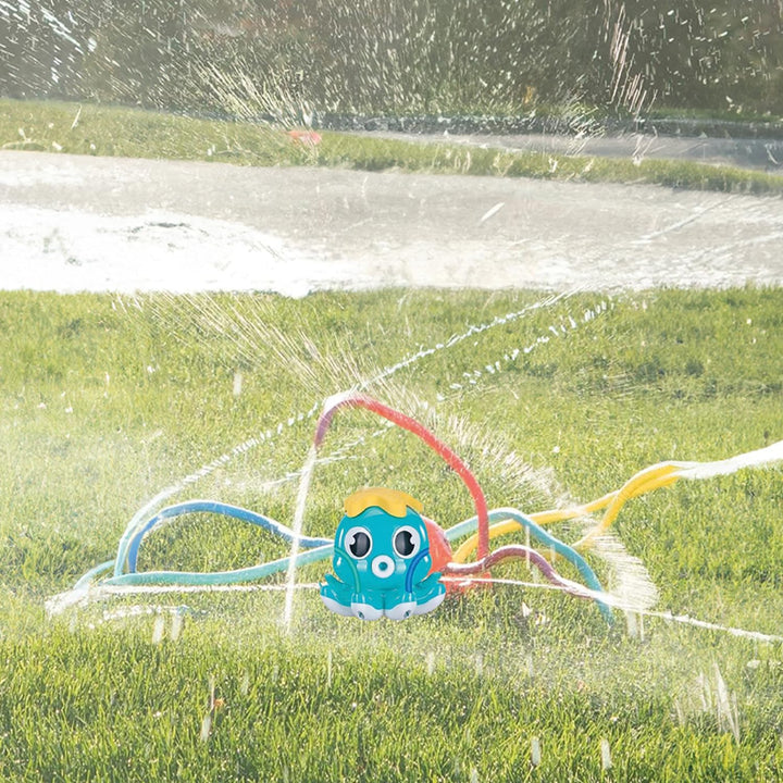 OctoSplash® Blau Sprinkler Oktopus | Wasserspielzeug für Kinder | Wasser sprühender Oktopus | Einfac