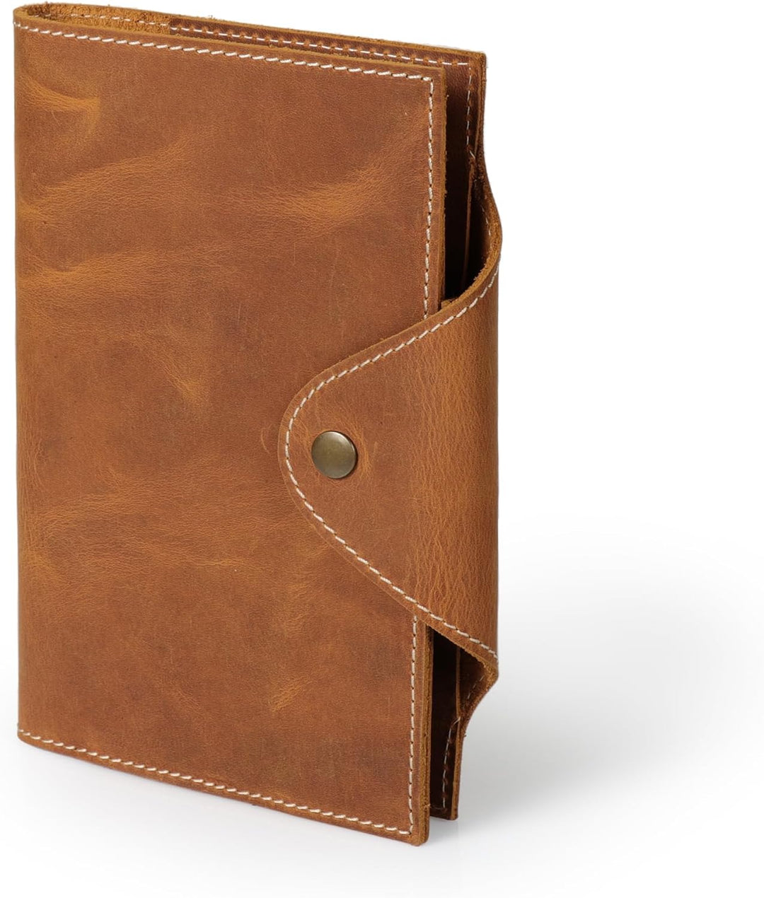 Londo Echtleder Schreibmappe Konferenzmappe mit Notizblock Notizblock und Schloss Kamel M, Kamel M