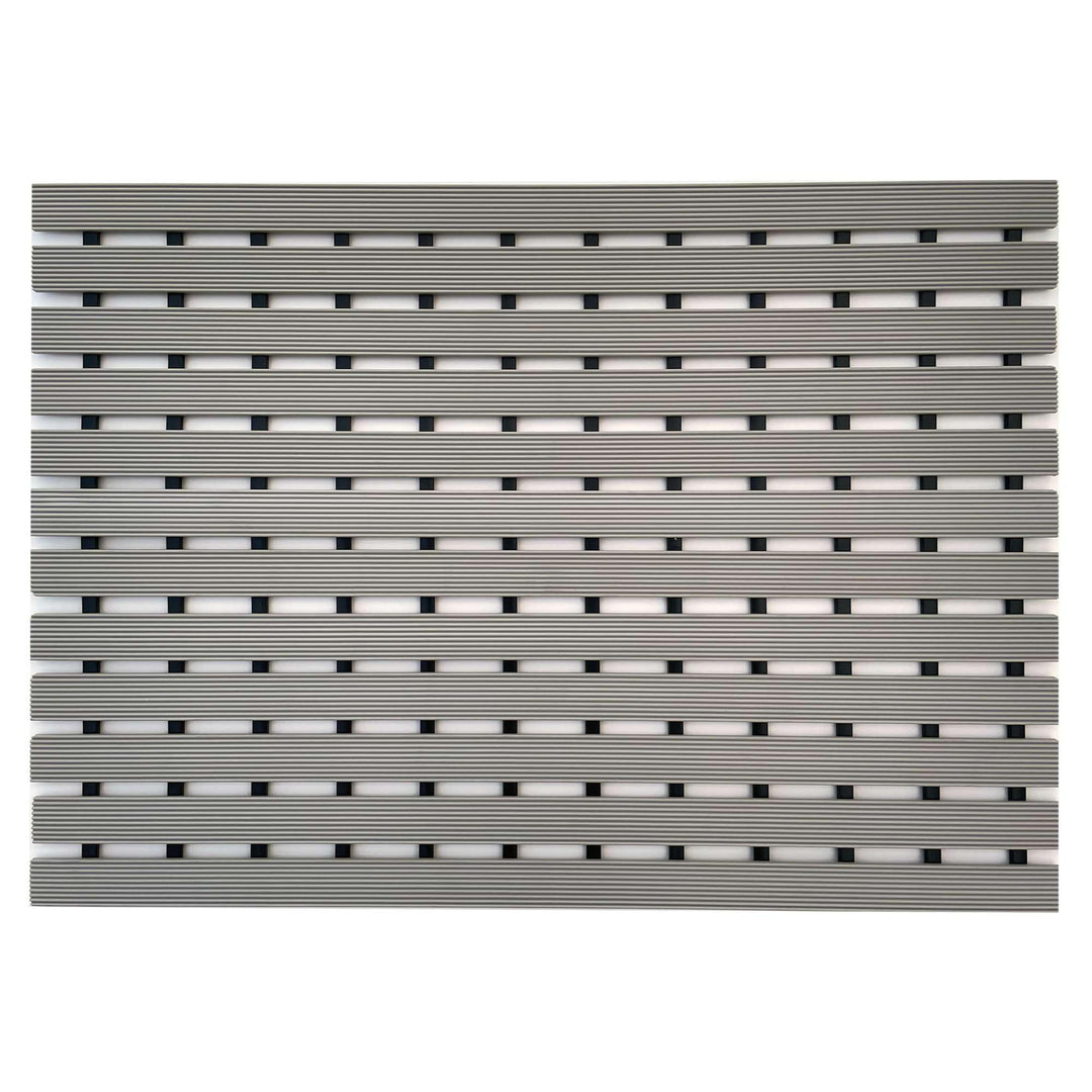 Nicoman Outdoor Drainage Matte Lattenrost Duckboard Fussmatte, grau, 61x43cm (24x17inches) 61x43cm (