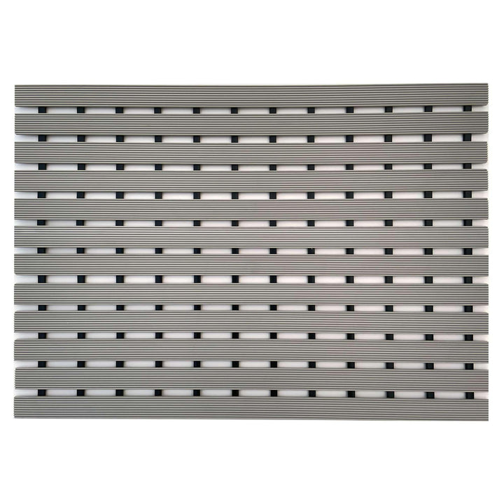 Nicoman Outdoor Drainage Matte Lattenrost Duckboard Fussmatte, grau, 61x43cm (24x17inches) 61x43cm (