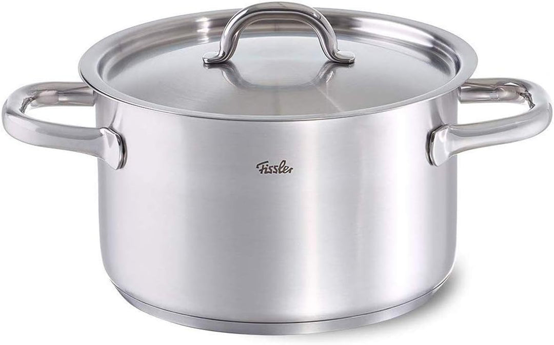 Fissler Family Line / Edelstahl-Topfset, 5-teilig, Kochtopf-Set , Töpfe mit Deckel, spülmaschinen-ge