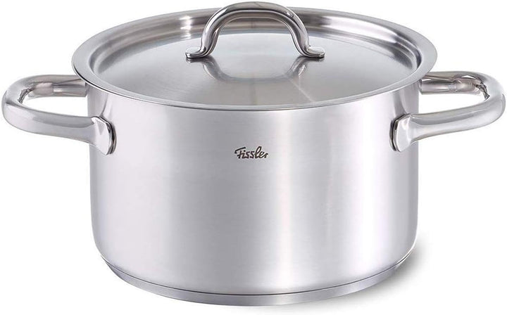 Fissler Family Line / Edelstahl-Topfset, 5-teilig, Kochtopf-Set , Töpfe mit Deckel, spülmaschinen-ge