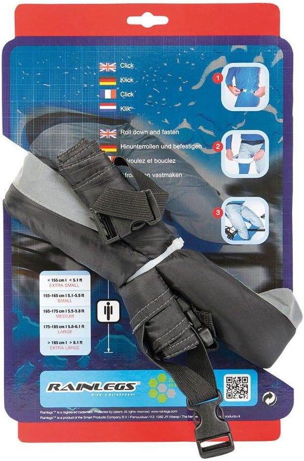 Rainlegs Unisex Raintrousers Arctic Reflective 38W Extra Tall Arctic, 38W Extra Tall Arctic