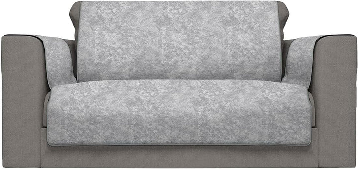 Italian Bed Linen “Glamour” rutschfest Sofa Abdeckung, Hell grau, 2 Plätze 2 Plätze Hell Grau, 2 Plä