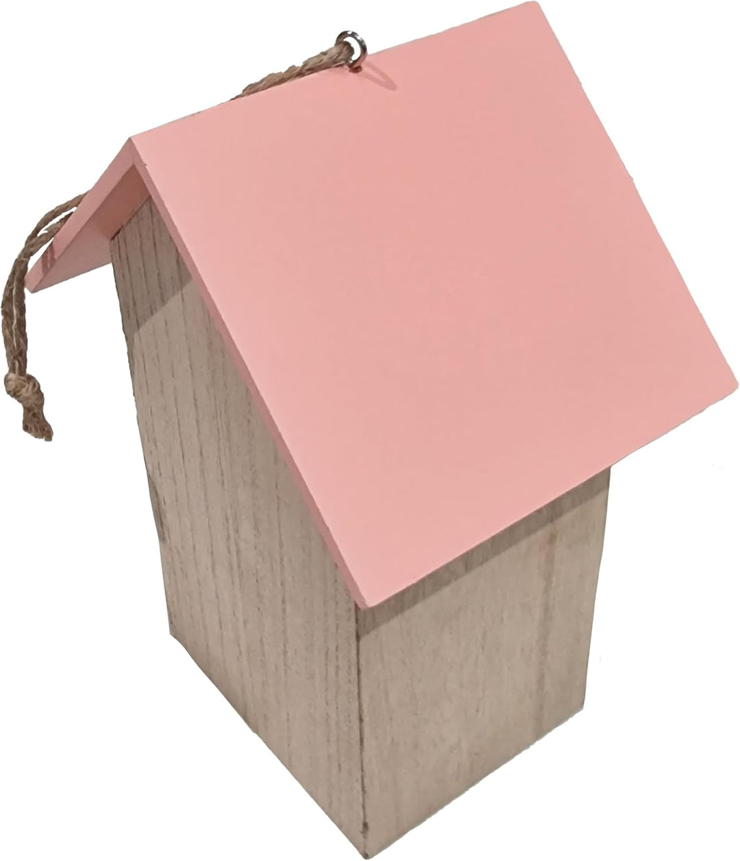 Nistkasten, versch. Ausführungen, 22 x 12 x 16 cm, aus Holz (Rosa Dach, 22 x 12 x 16 cm) Rosa Dach 2
