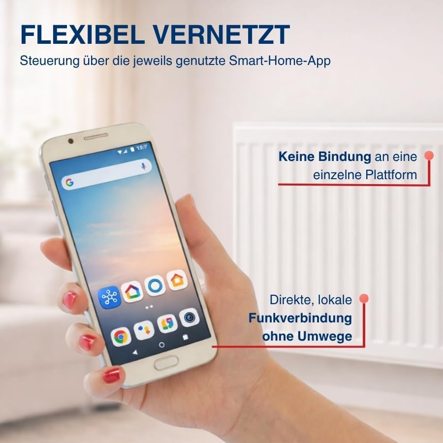 Eurotronic Comet Zero Matter, Energiesparregler mit Funkstandard Matter (individuell programmierbar,