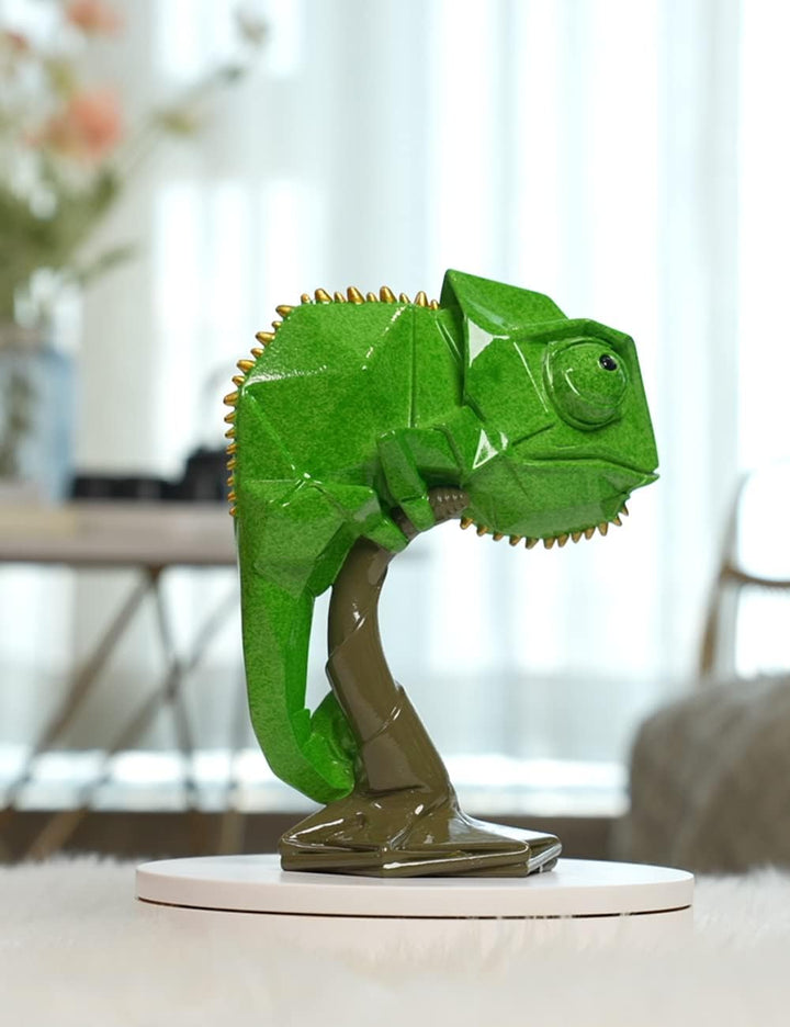 NENBOLEC Modern Skulptur Arts Eidechse Dekor Figuren Tier Statue Geschenk Wohnzimmer Kunst Polyresin