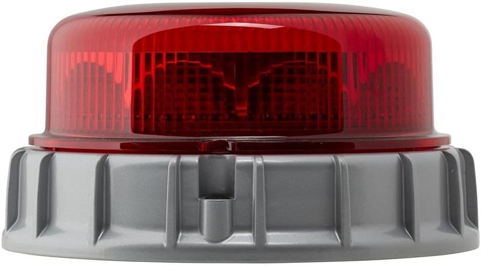 HELLA - LED-Blitz-Kennleuchte - K-LED 2.0 F - 12/24V - rot - Schraubanschluss/Anbau - 2XD 011 557-12