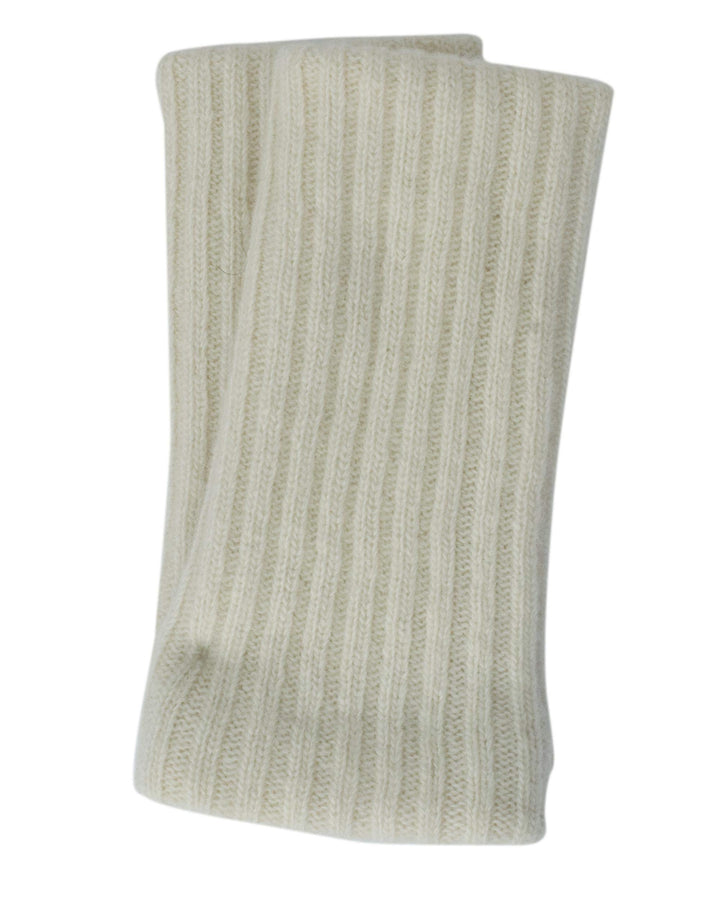 Ganterie, Merino Armwärmer/Pulswärmer, 100% Wolle Natur, Natur