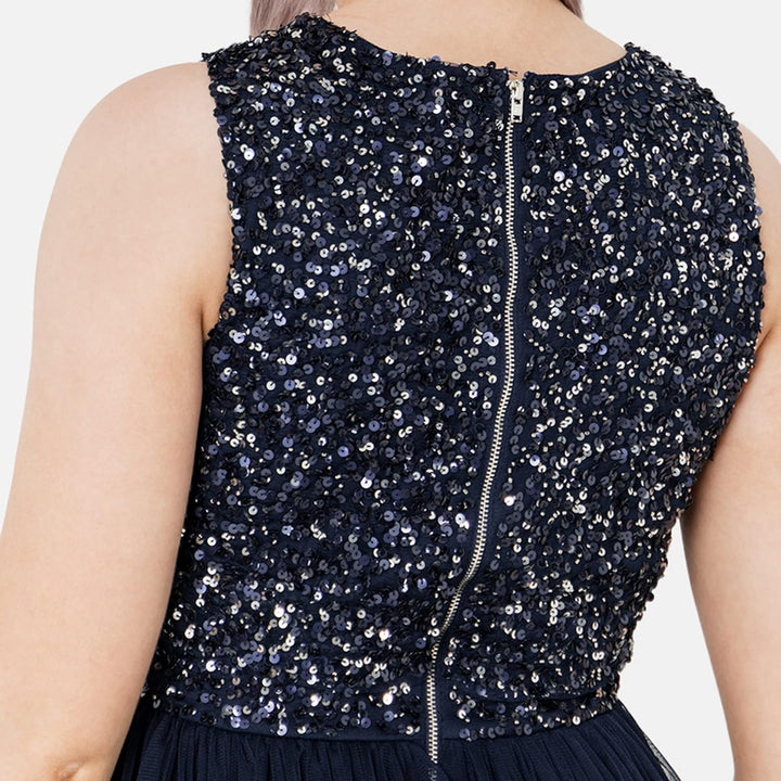 Maya Deluxe Damen Bridesmaid Dress Navy 38, Navy 38