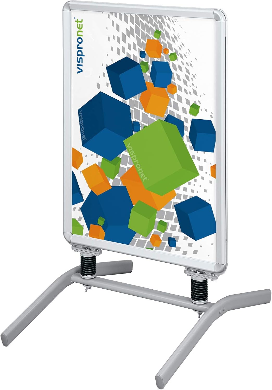 Plakatständer DIN A0 | ✓ Kundenstopper | ✓ Werbetafel | ✓ Gehwegaufsteller Outdoor 2 (mit Alu-Klemmr