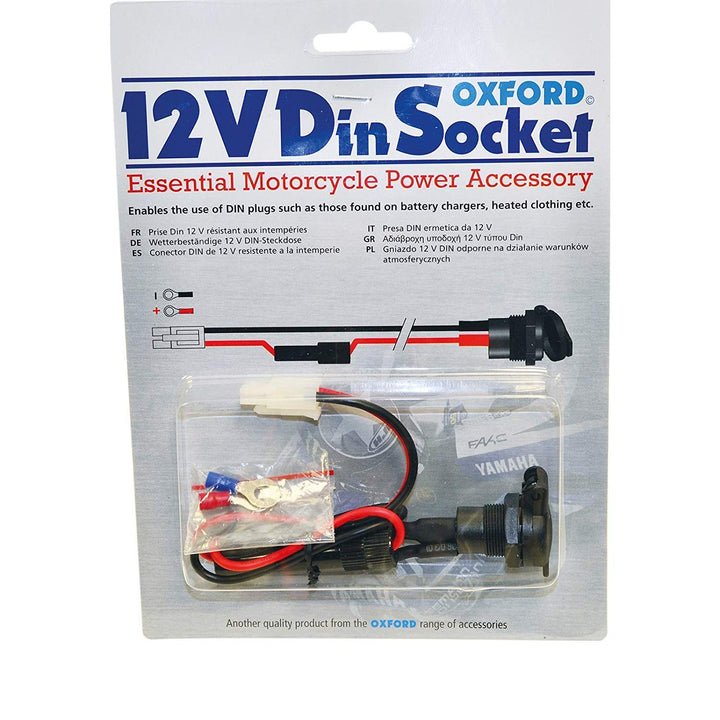 Oxford EL100 Motorrad-DIN-Steckdose, 12 V classic 3M G13 Hotrod Red One Size, classic 3M G13 Hotrod