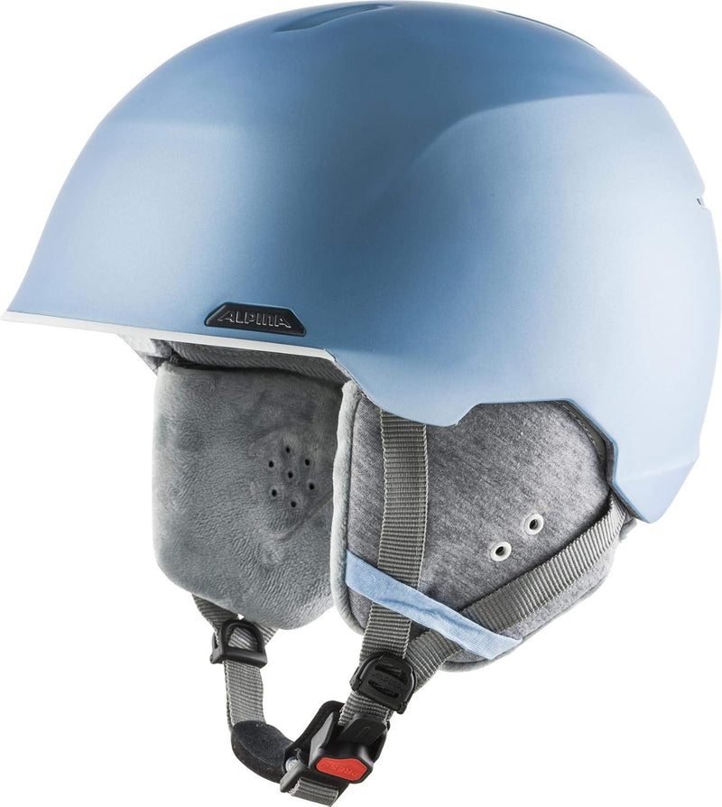 ALPINA ALBONA - Sicherer, Bruchfester & Individuell Anpassbarer Skihelm Für Erwachsene skyblue-white