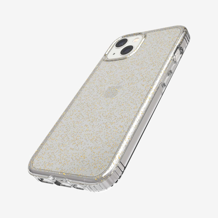 tech21 Evo Sparkle Schutzhülle für iPhone 13 – Schimmernde Schutzhülle mit 3,66 m langem Fallschutz