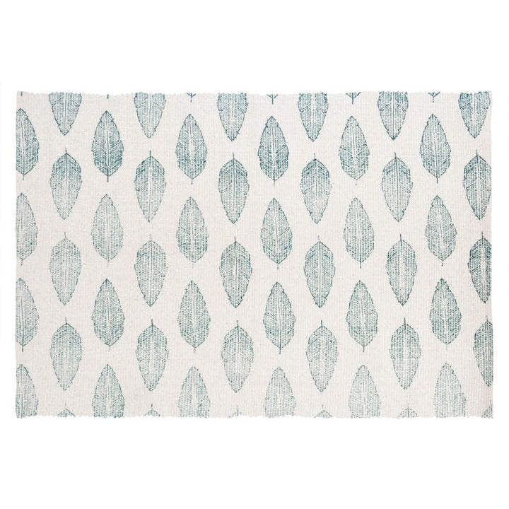 JJA Teppich aus Baumwolle, Bedruckt, 90 x 60 – 6 Verschiedene Modelle, Blau