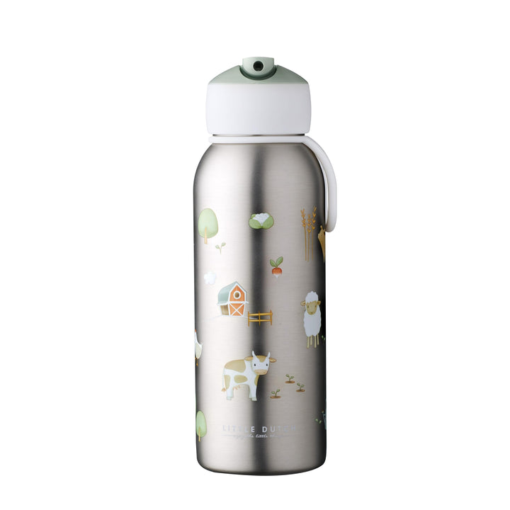 Mepal - Thermoflasche Flip-Up Campus - Isolierte Trinkflaschen Little Dutch - Edelstahl Thermosflasc