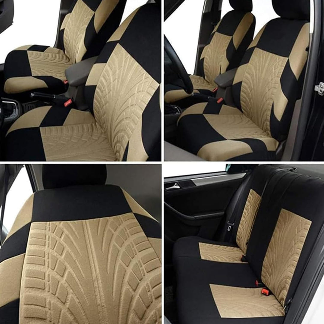 JYRCWTPY Auto Sitzbezüge für Dacia Duster 2000-2018 2019 2020 2021 2022 2023 2024, Autositzschoner A