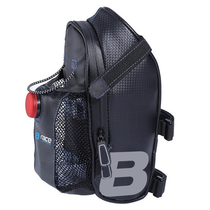 B-RACE Unisex – Erwachsene UNTERSATTELTASCHE C/PORTABOR UND Lampe, BLAU