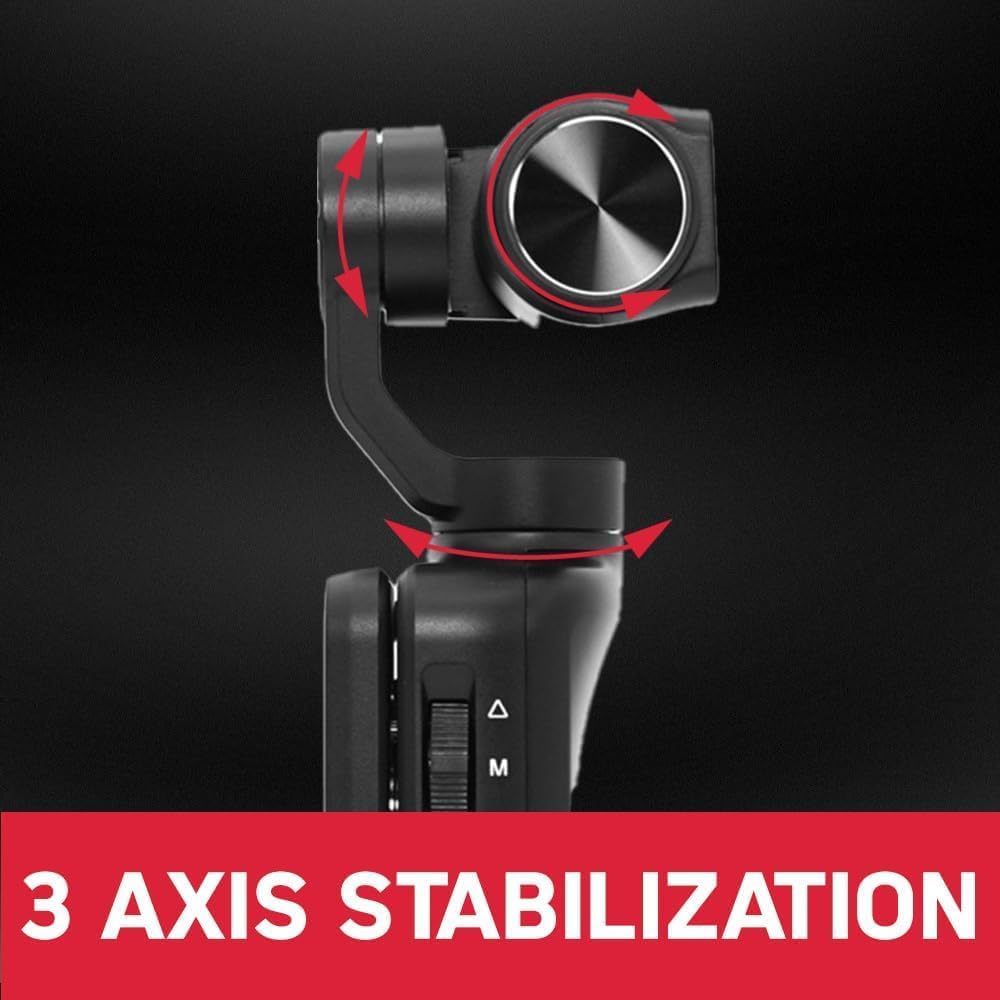 ORDRO M5 3-Achsen-Stabilisierung Videokamera 5K, Vlogging-Kamera mit 3.5" Flip Bildschirm 120° Sicht