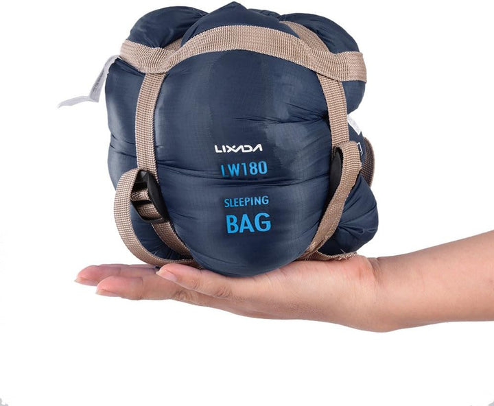 Lixada Schlafsack 3-4 Jahreszeiten Ultraleicht Sleeping Bagfür Kinder und Erwachsene, Camping, Wande