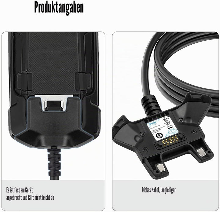 Sicimly TC70 USB-Ladekabel für Zebra TC77 TC70 TC72 TC75 TC75X TC70X TC55 TC720L TC75EK TC75AH TC75G