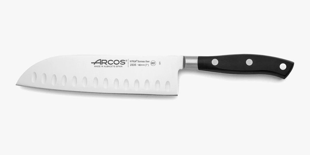 Arcos 233500 Serie Riviera - Santoku Messer MesserAsiatischerArt-KlingeausNitrumgeschmiedetemEdelsta