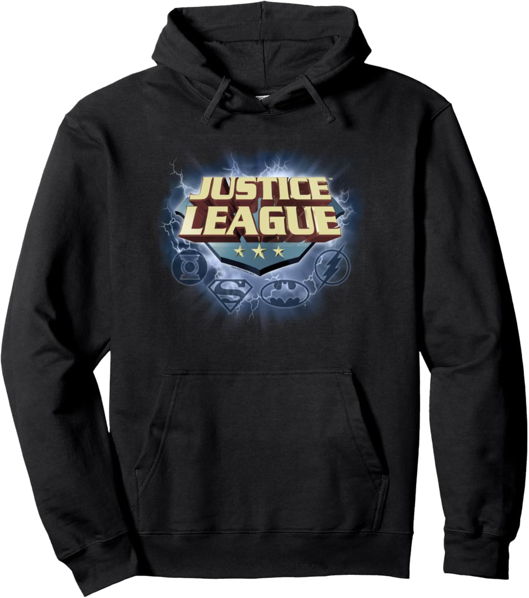 Justice League Storm Logo Pullover Hoodie