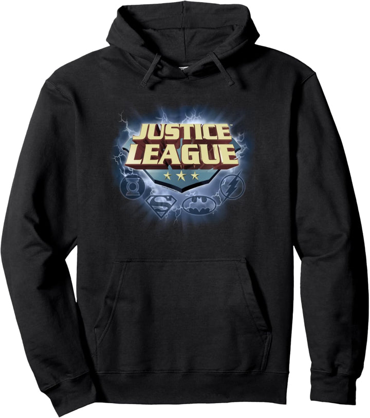 Justice League Storm Logo Pullover Hoodie