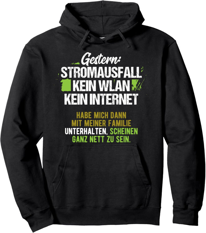 Nerd, Geek, Gaming, Informatiker, WLAN Motiv-Sprüche Pullover Hoodie