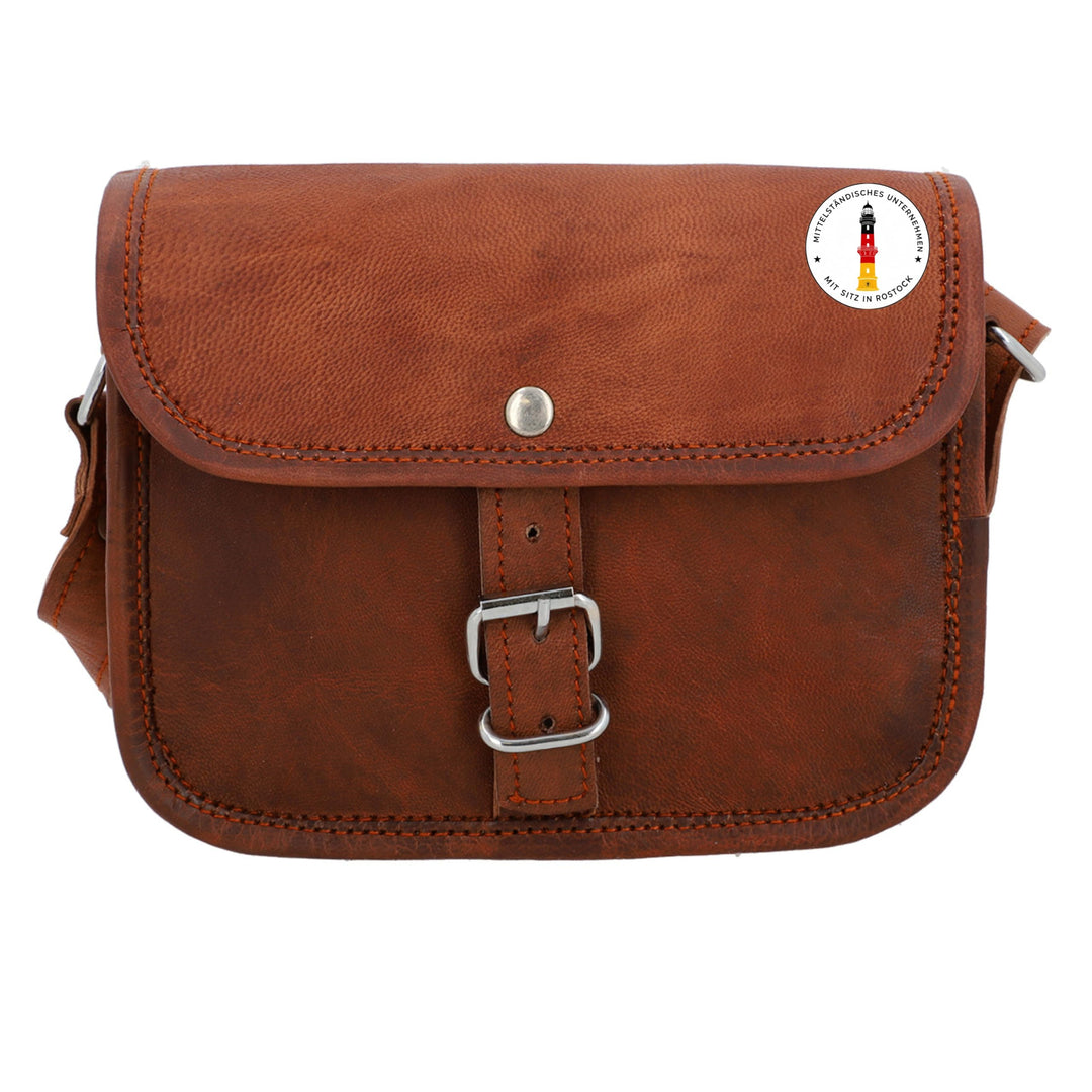 Gusti Leder Umhängetasche Mary | Handgefertigte Ledertasche Damen für Alltag &amp; Freizeit I Elegante L