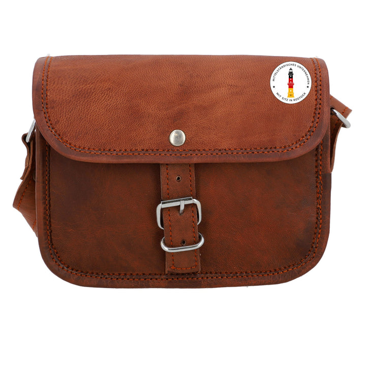 Gusti Leder Umhängetasche Mary | Handgefertigte Ledertasche Damen für Alltag &amp; Freizeit I Elegante L