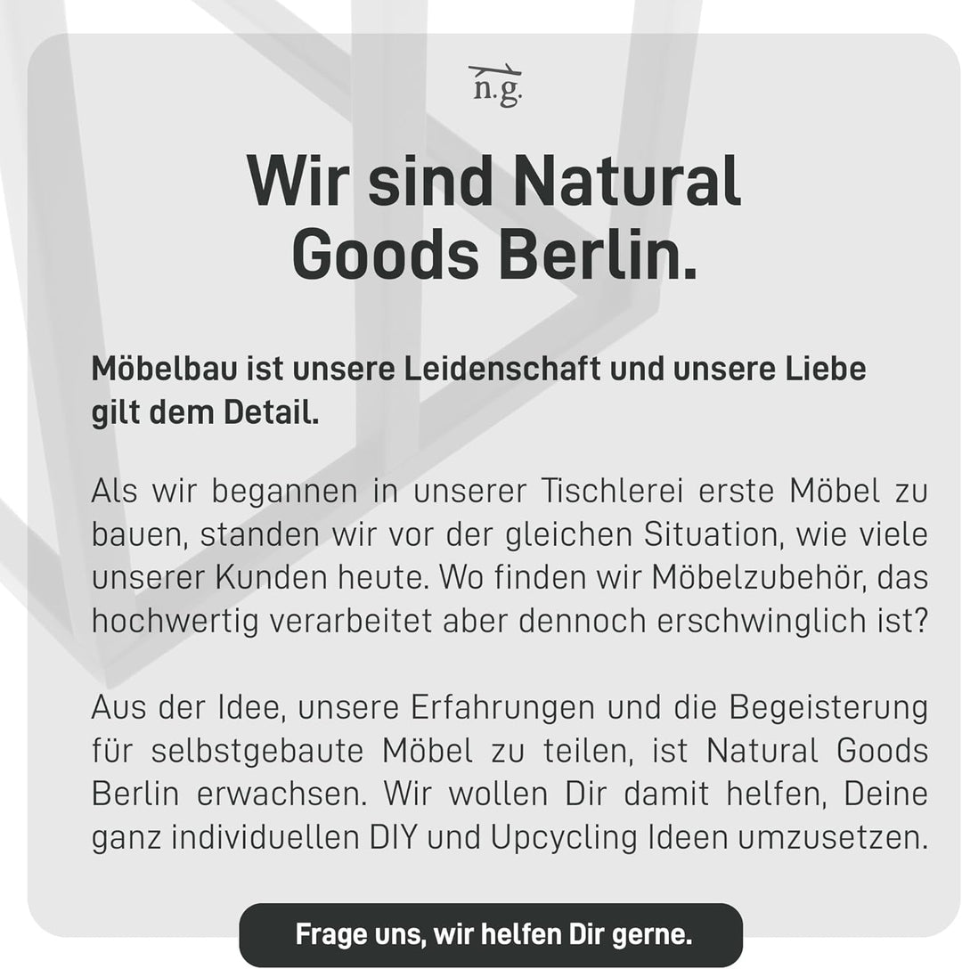 Natural Goods Berlin Trio Handtuchständer freistehend/pulverbeschichteter Standhandtuchhalter aus Me