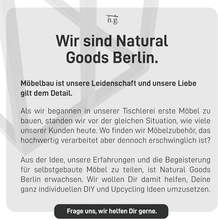 Natural Goods Berlin Trio Handtuchständer freistehend/pulverbeschichteter Standhandtuchhalter aus Me