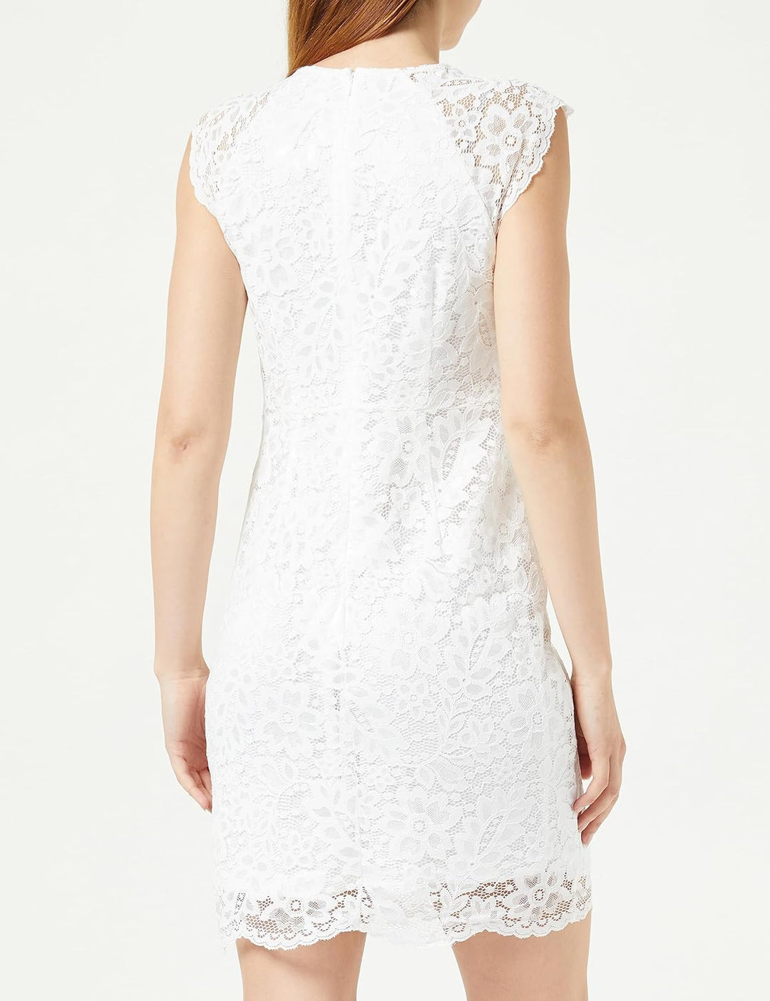 PIECES Damen Onlarzina Sl Lace Dress Wvn XS Cloud Dancer, XS Cloud Dancer