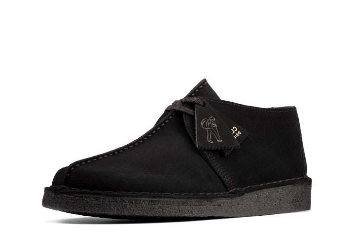 Clarks Herren Desert Trek Oxford 39.5 EU Schwarzes Wildleder, 39.5 EU Schwarzes Wildleder