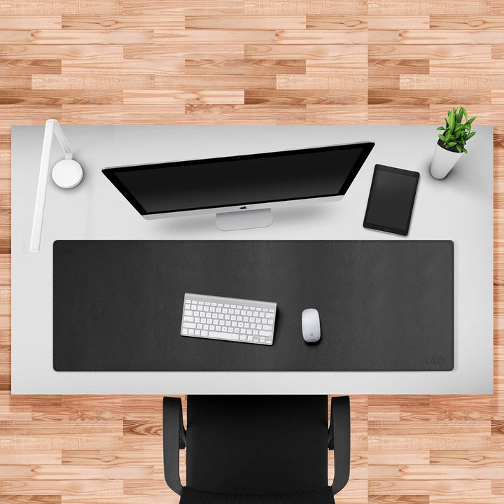 Cacoy PU-Leder Schreibtischunterlage, 120x40cm Gross Gaming Mauspad, wasserdichte Multifunktions Bür