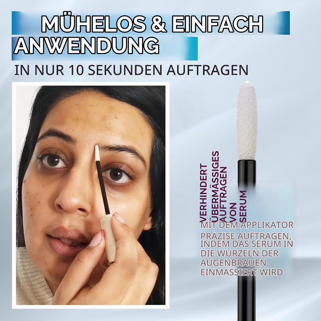 VOLLERE BRAUEN Augenbrauen Serum Wachstum (8ml) NYK1 BrowForce Augenbrauenserum Für Schnell Lash And