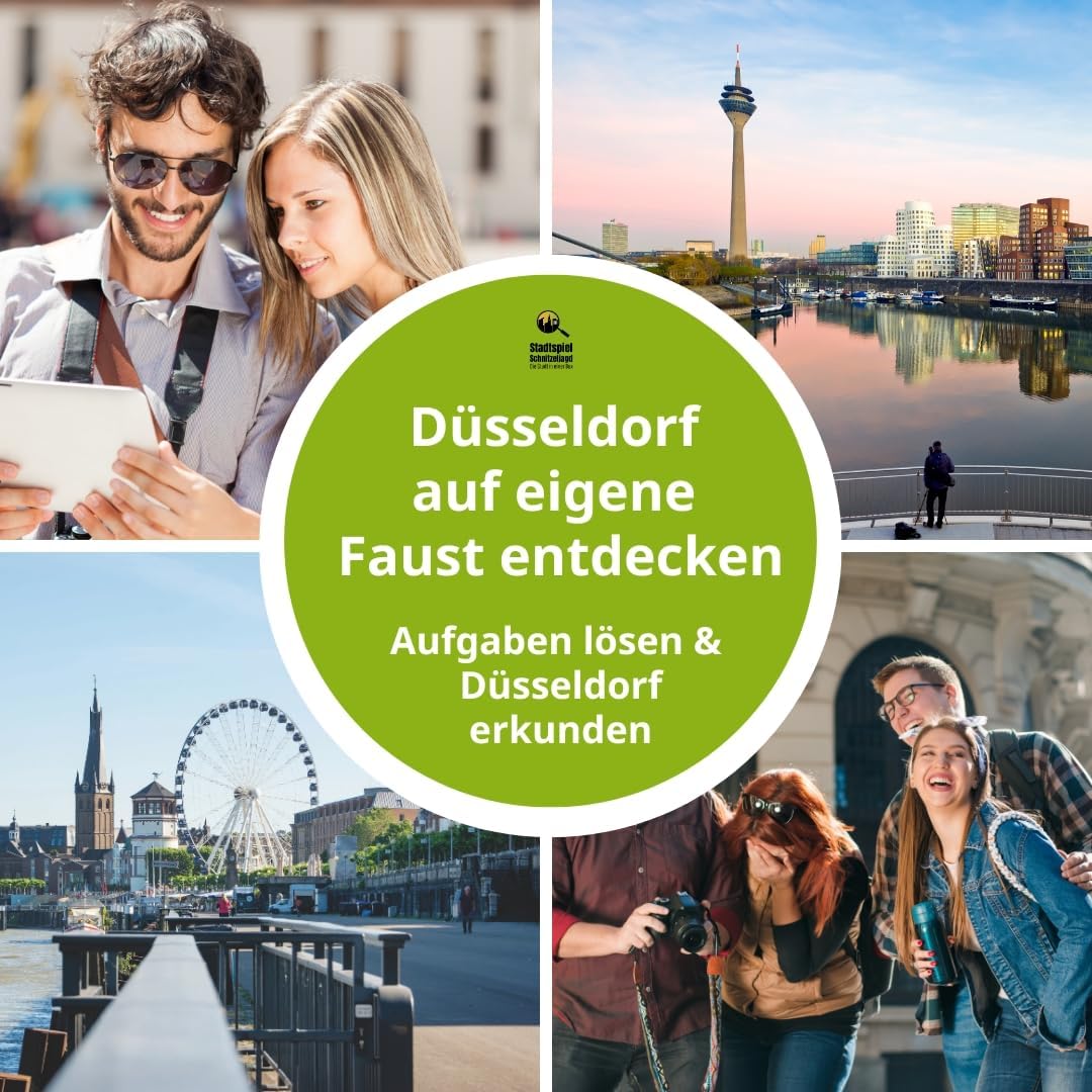 Schnitzeljagd Düsseldorf – Stadtspiel für Erwachsene und Familien | Stadtrallye durch die Düsseldorf