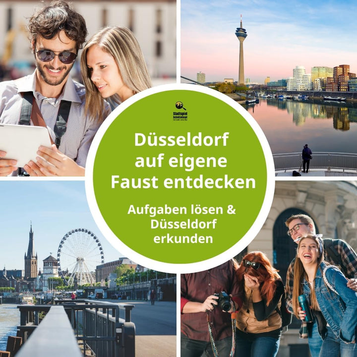 Schnitzeljagd Düsseldorf – Stadtspiel für Erwachsene und Familien | Stadtrallye durch die Düsseldorf