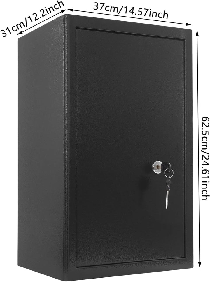 Safe Tresor mit Schlüssel, Safe Tresore für Zuhause, Feuerfester Tresor mit Schlüssel, Heimsafeschra