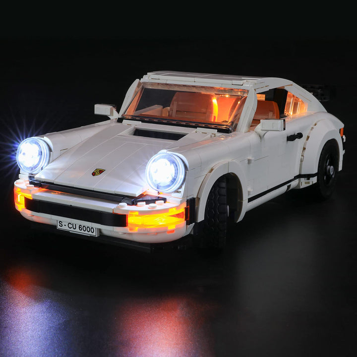 YEABRICKS LED Licht für Lego-10295 Creator Expert Porsche 911 Bausteine Modell (Lego Set Nicht entha