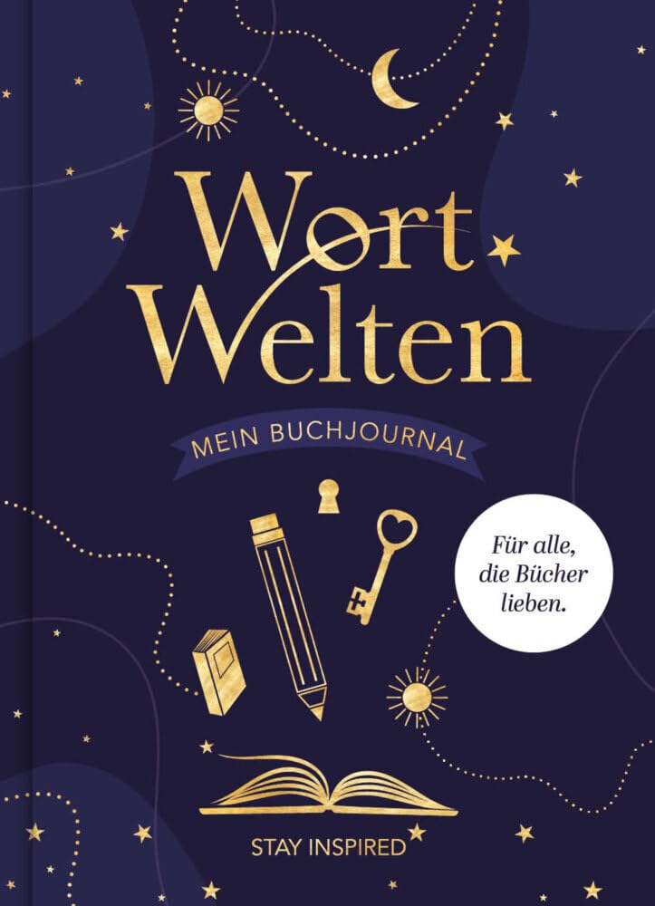 Wort Welten: Buchjournal XXL - Lesetagebuch & Buchjournal für 100 Bücher | Buchtagebuch für Blogger
