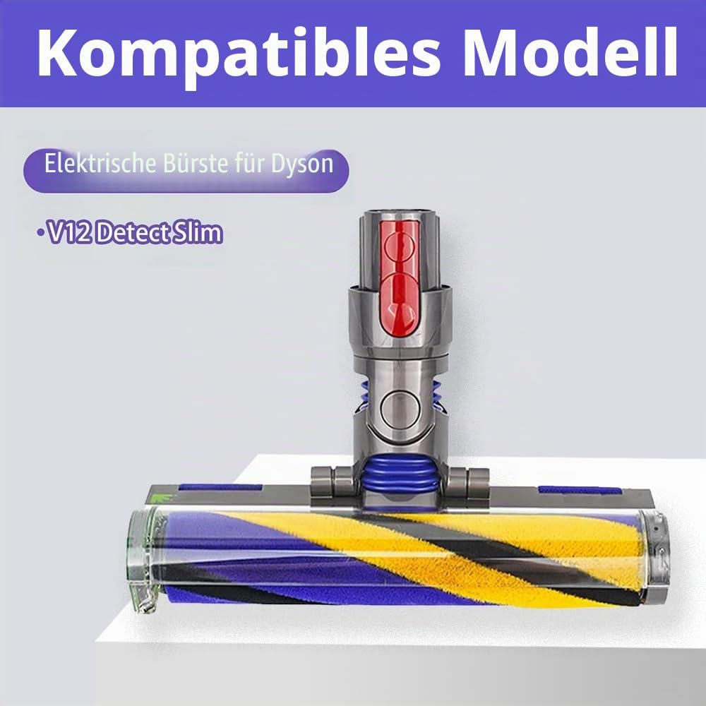 V12 Slim Elektrische Bürste Für Dyson V12 Detect Slim/Digital Slim LED-Leuchten Ersatzteile,Elektris